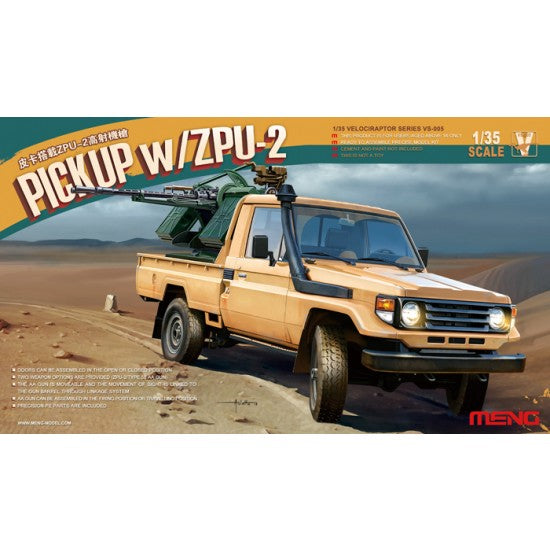 Pick Up Truck w/ZPU-2 1:35 scale