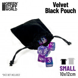 Velvet Black Pouch (Small 10x12cm)