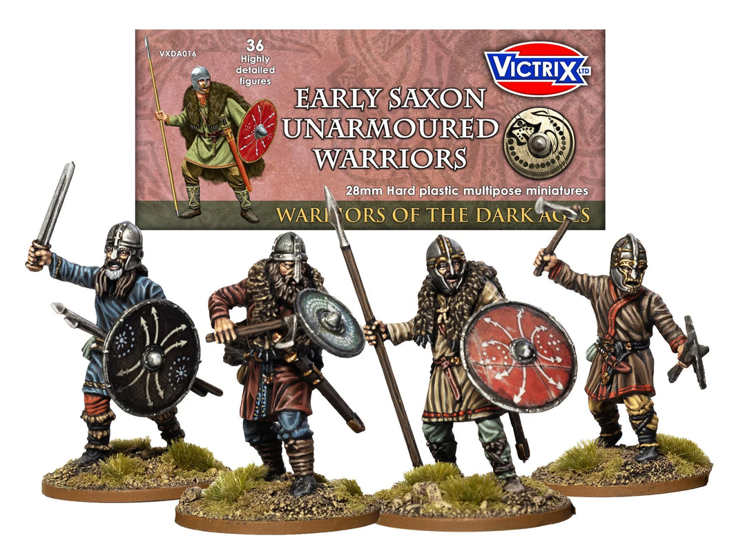 Early Saxon Unarmoured Warriors  28mm