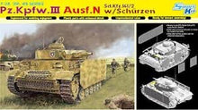 Load image into Gallery viewer, Pz.Kpfw.III Ausf.N w/Schurzen 1:35 scale
