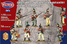 Load image into Gallery viewer, 54mm British Napoleonic Peninsular Infantry Flank Companies (x16)
