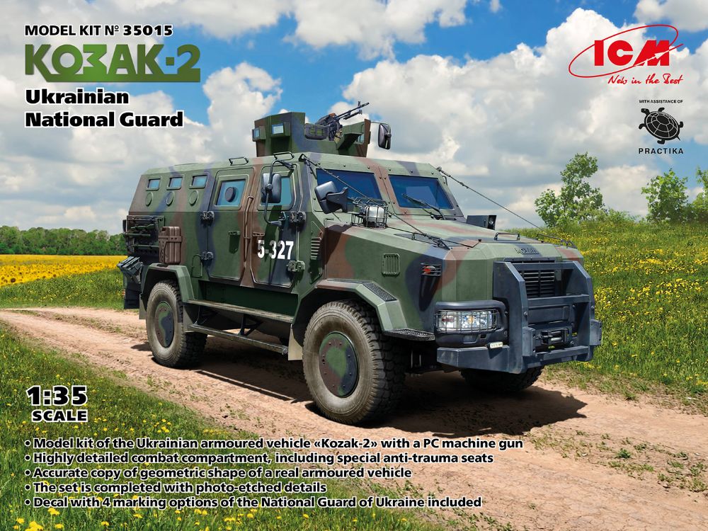 Kozak-2 Ukrainian National Guard 1:35