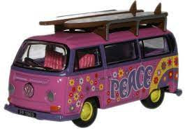 VW T2 Minibus Surfboards - Flower Power