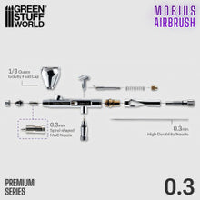 Load image into Gallery viewer, Mobius Airbrush 0.3mm
