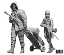 Load image into Gallery viewer, Post-apocalyptic series. The Last Bridge. Kit No. 7. Dogs of the Apocalypse 1:24
