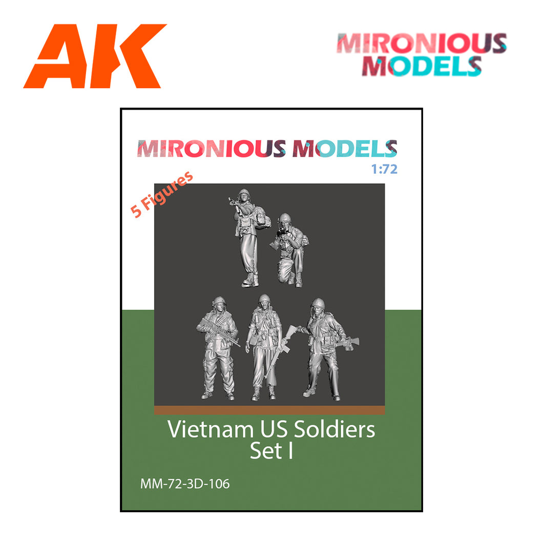 Vietnam US Soldiers Set 1 1:72