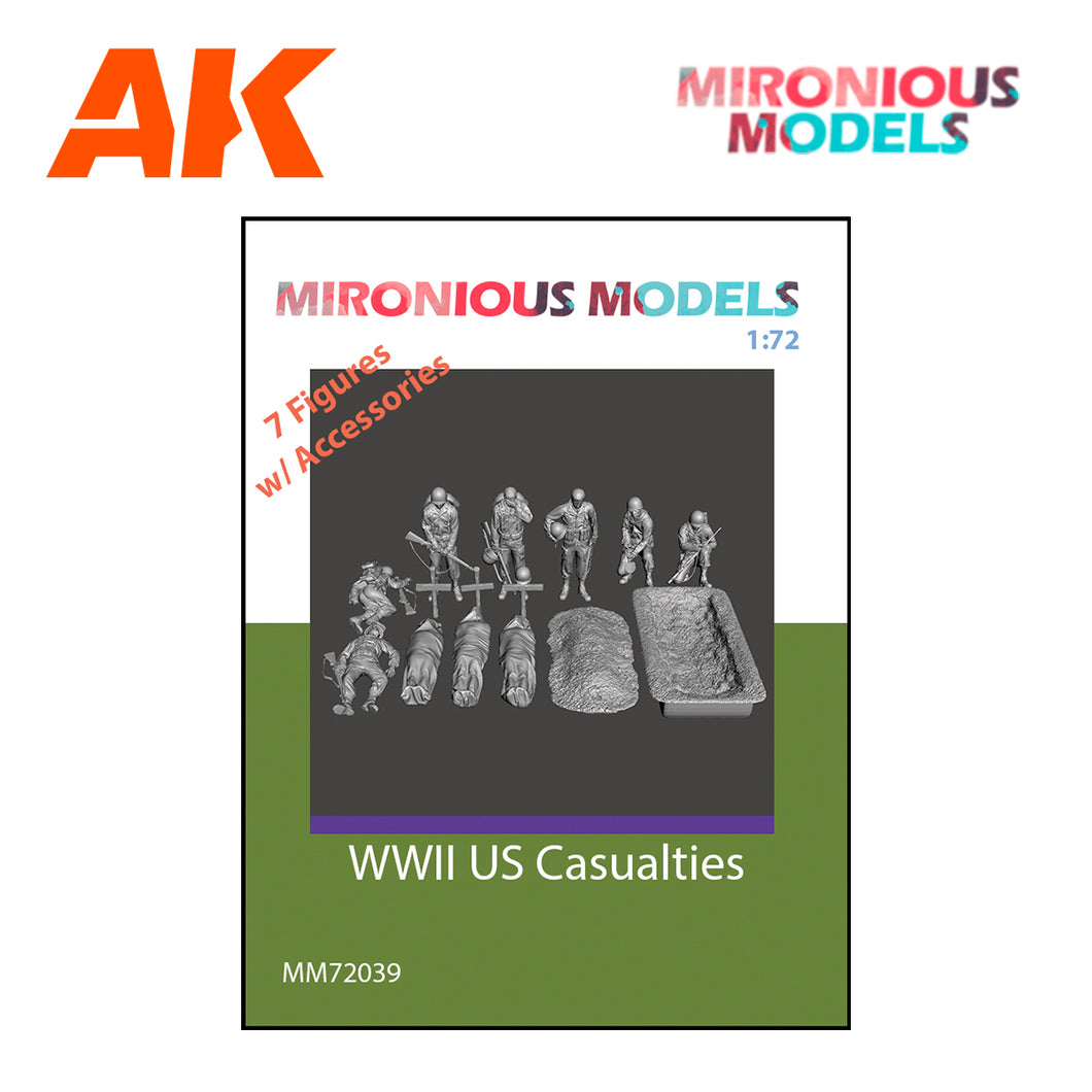 WWII US Casualties 1:72