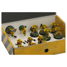 Load image into Gallery viewer, Safe and Sound - Half-size Small Box for magnetically-based miniatures + metal plate on the inside rear side of the box

