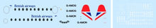 Load image into Gallery viewer, Vickers Viscount 700 - British Airways (laser decals + silk-screened extras) 1:144
