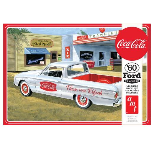 AMT 1189 1960 Ford Ranchero W/Coke Chest (Coca-Cola) 1:25