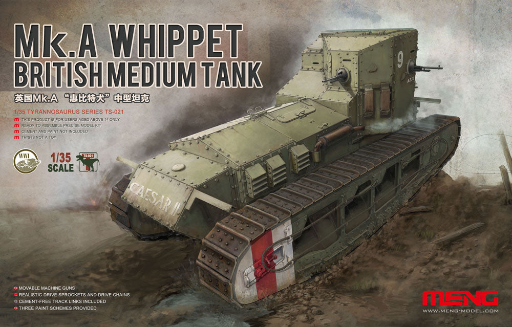 Mk.A Whippet British Medium Tank 1:35