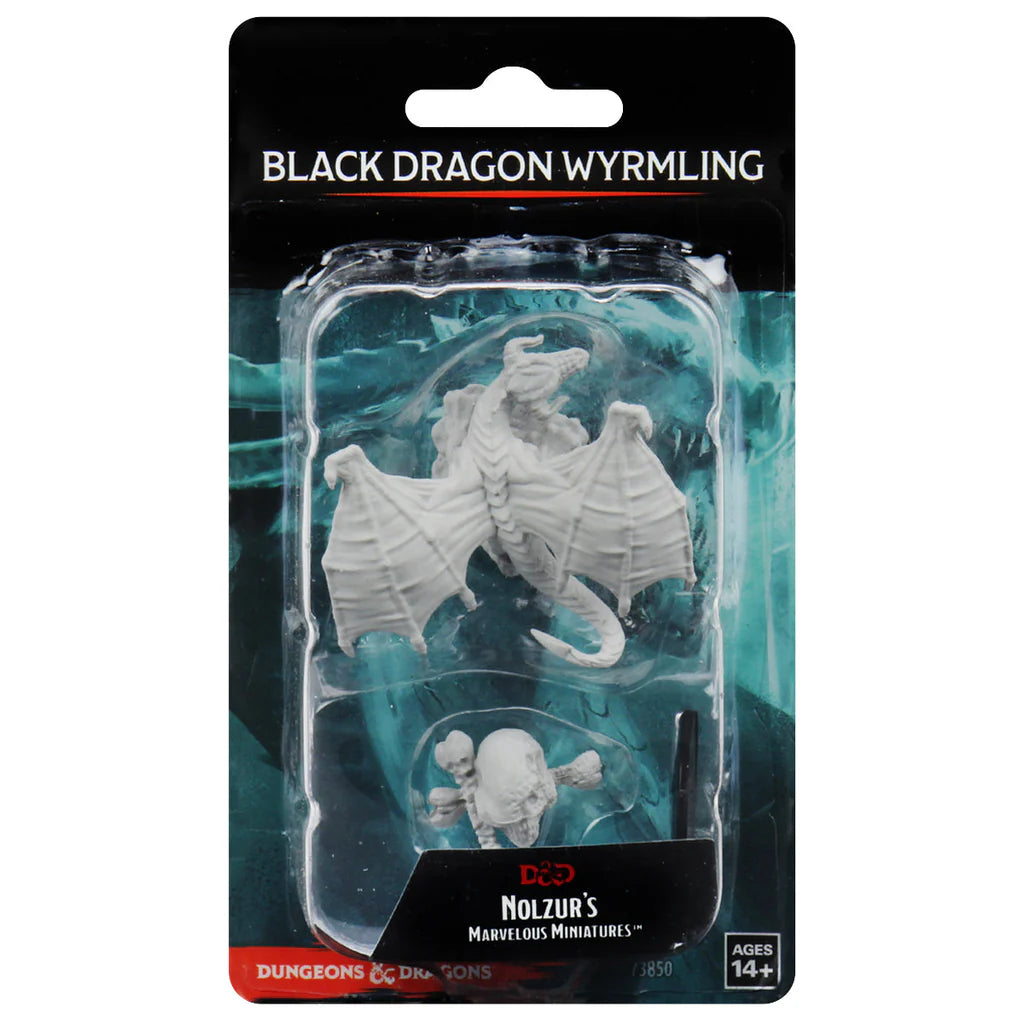 D&D Nolzurs Marvelous Miniatures: Black Dragon  Wyrmling - Wave 10