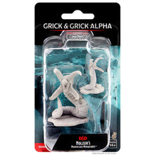 Load image into Gallery viewer, D&amp;D Nolzurs Marvelous Miniatures: Grick and Grick Alpha
