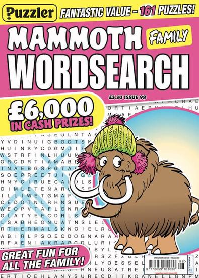 Mammoth Wordsearch