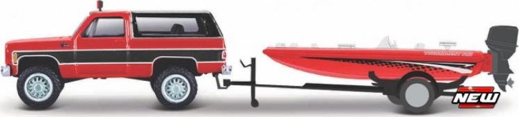 Chevrolet K5 Blazer 1979 + Trailer w/Bass Boat