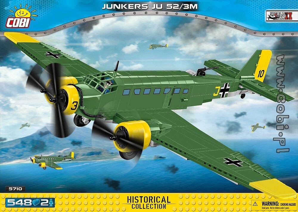 Junkers Ju 52/3M - COBI 5710 - 548 Bricks & 2 Figures