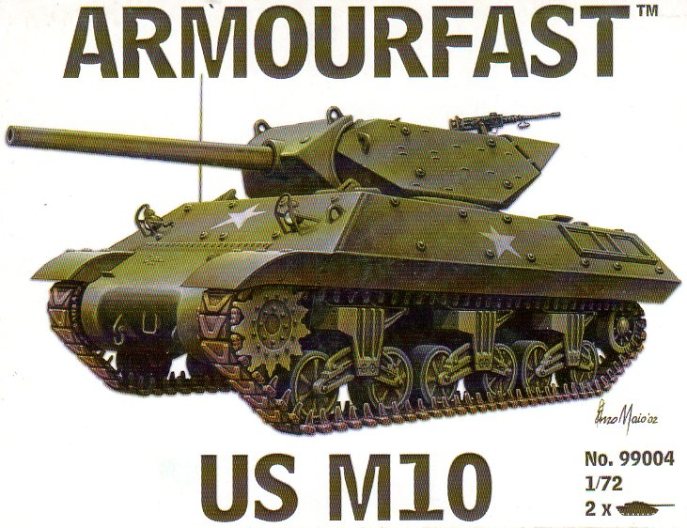 US M10 (2 quickbuild kits per box) 1:72