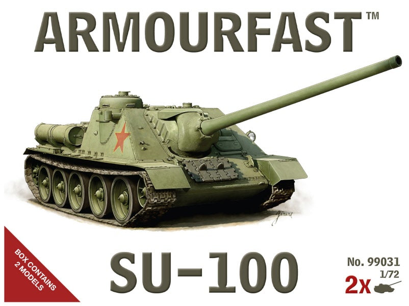 SU-100 (2 quickbuild kits per box) 1:72