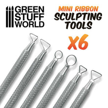 Load image into Gallery viewer, 6x Mini Ribbon Sculpting Tool Set
