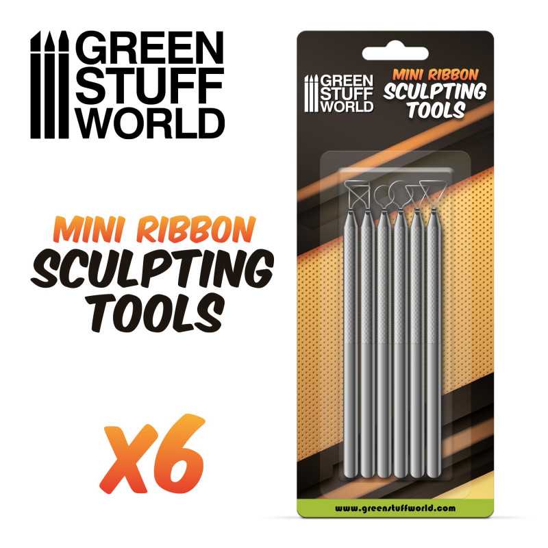 6x Mini Ribbon Sculpting Tool Set