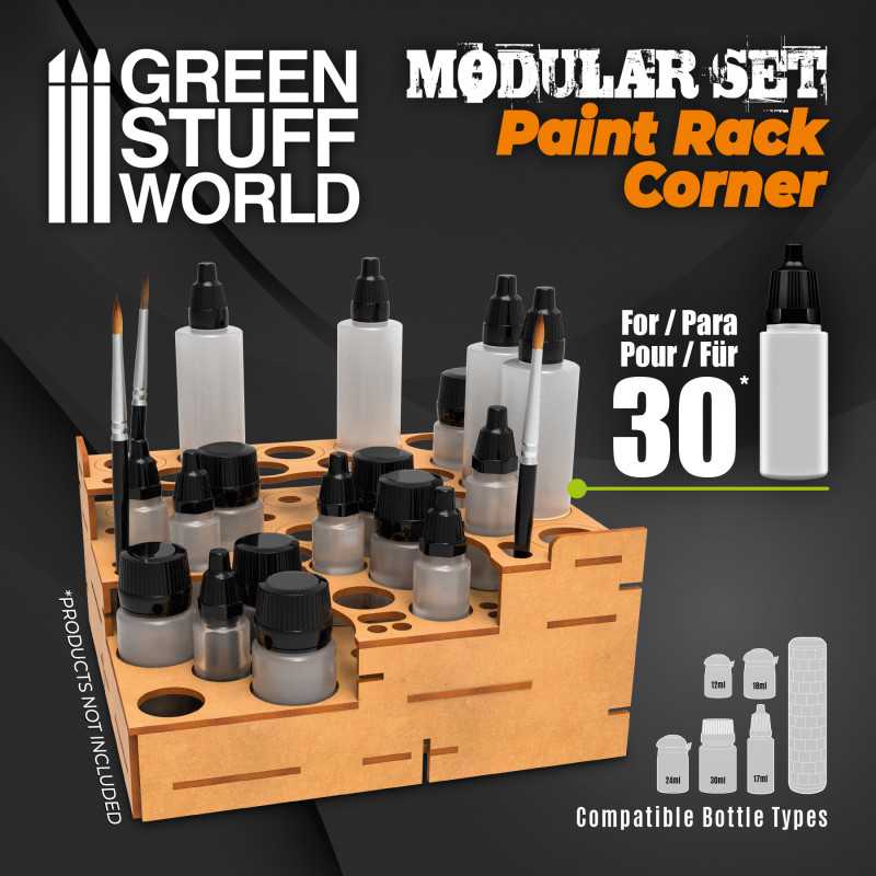 Modular Set Paint Rack - Corner