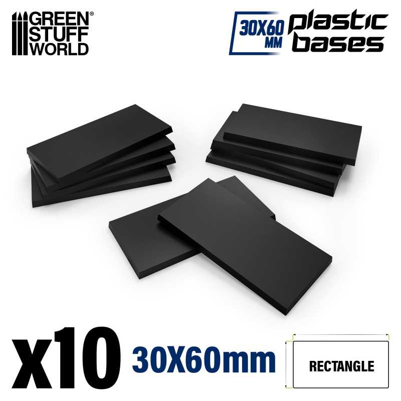 Plastic Bases - Rectangle 30x60mm