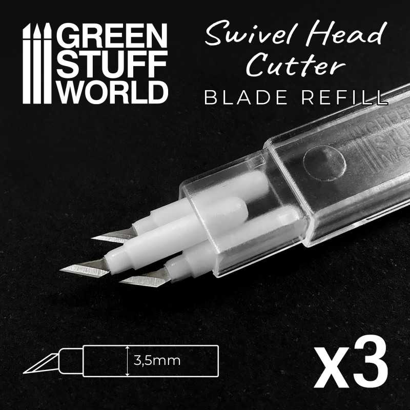Swivel Head Cutter blade refill x3
