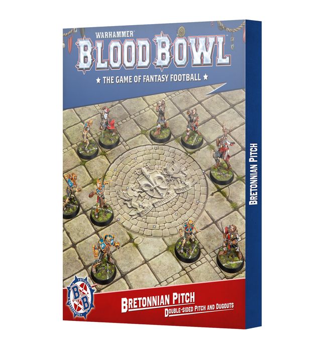 BLOOD BOWL: Bretonnian Pitch: Double-sided Pitch and Dugouts