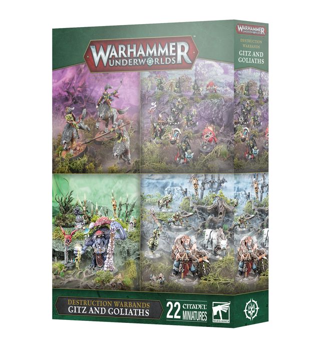 AOS - Destruction Warbands: Gitz and Goliaths