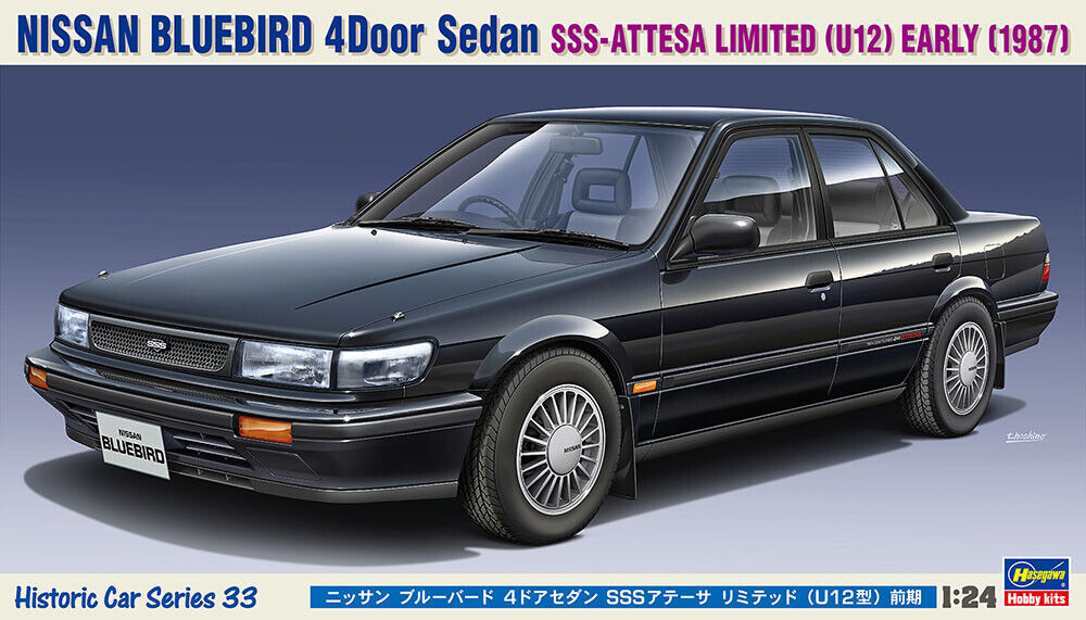 Nissan Bluebird 4 Door Sedan SSS-ATTESA Ltd 1:24