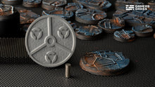 Load image into Gallery viewer, Spaceship Corridor Bases - Round 50mm (x3)
