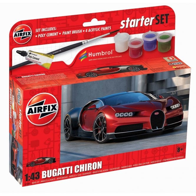 Bugatti Chiron Starter Gift Set (Small) 1:43 scale