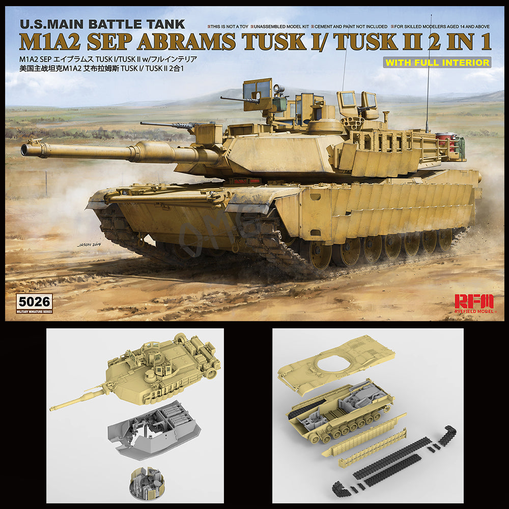 M1A2 SEP Abrams TUSK 2 in 1