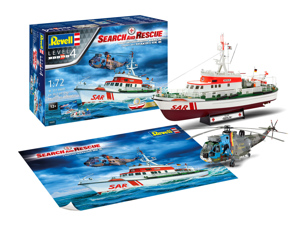 Search and Rescue Berlin and Westland Sea King 1:72