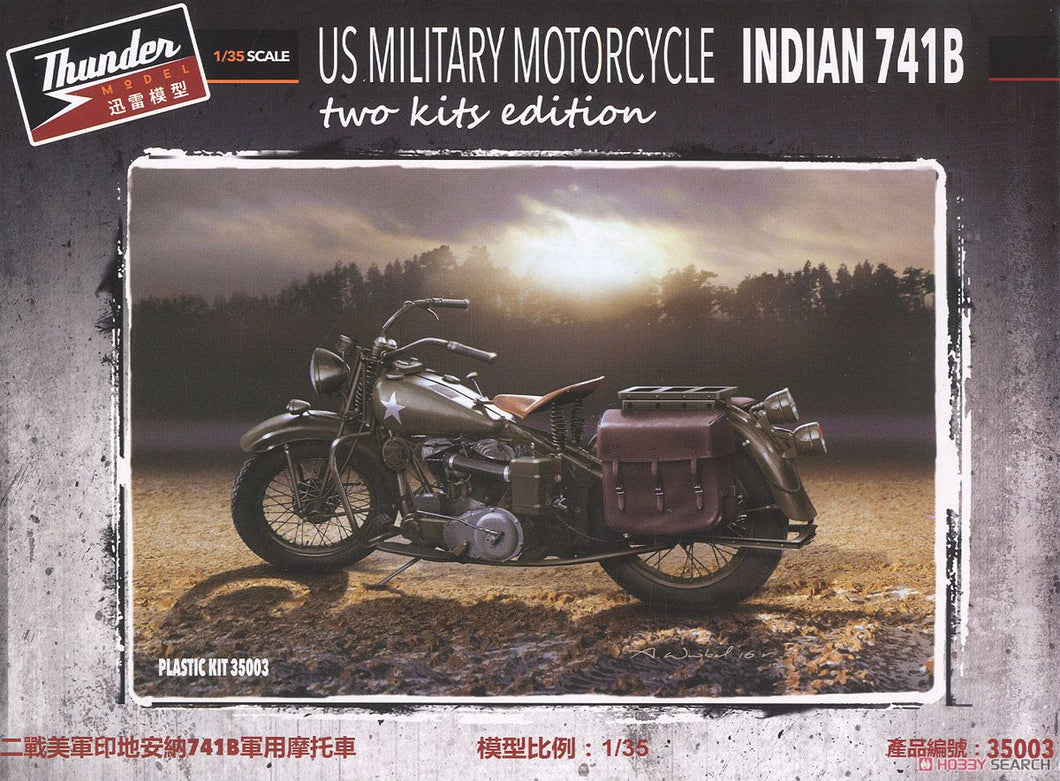 US Military Motorcycle INDIAN 741B 1:35