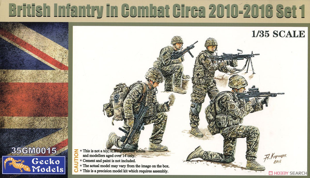 British Infantry in Combat circa 2010-2016 Set 1 1:35