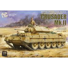 Load image into Gallery viewer, Crusader MkII, British Cruiser Tank MK.VI &amp; German Pzkpfw.Mk V746(e) 1:35

