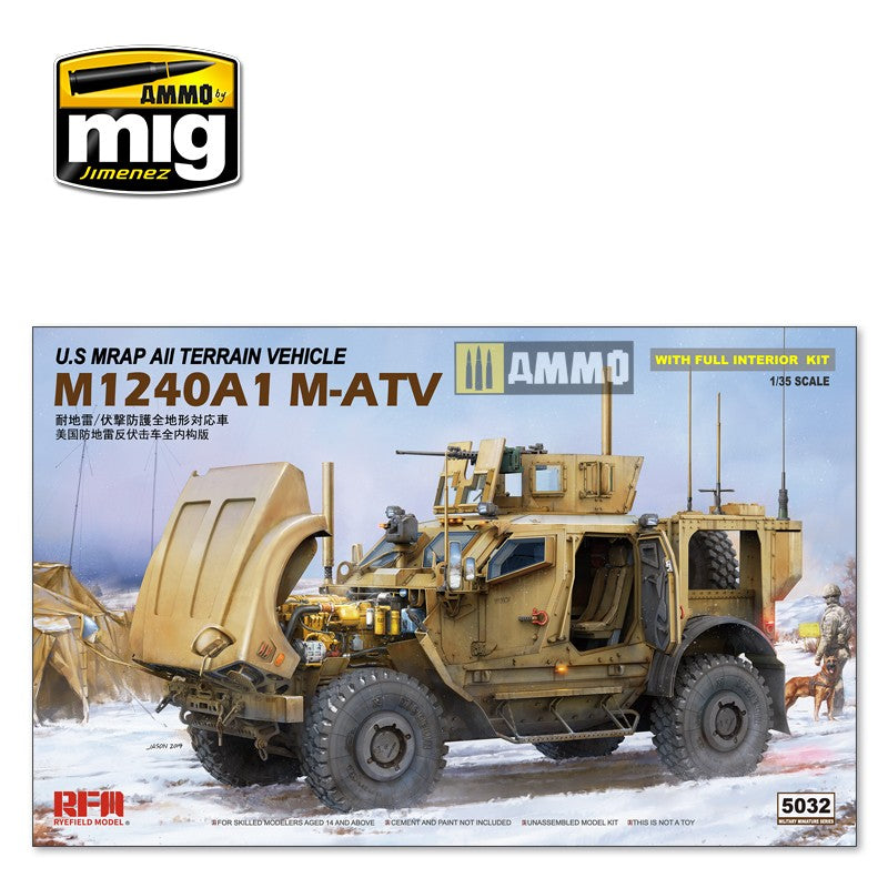 M1240A1 M-ATV (MRAP ALL TERRAIN VEHICLE)  (Full Interior Kit) 1:35