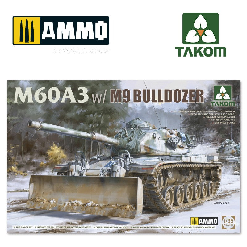M60A3 w/M9 BULLDOZER 1:35