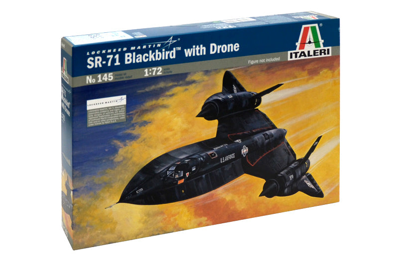 SR-71 Blackbird with drone