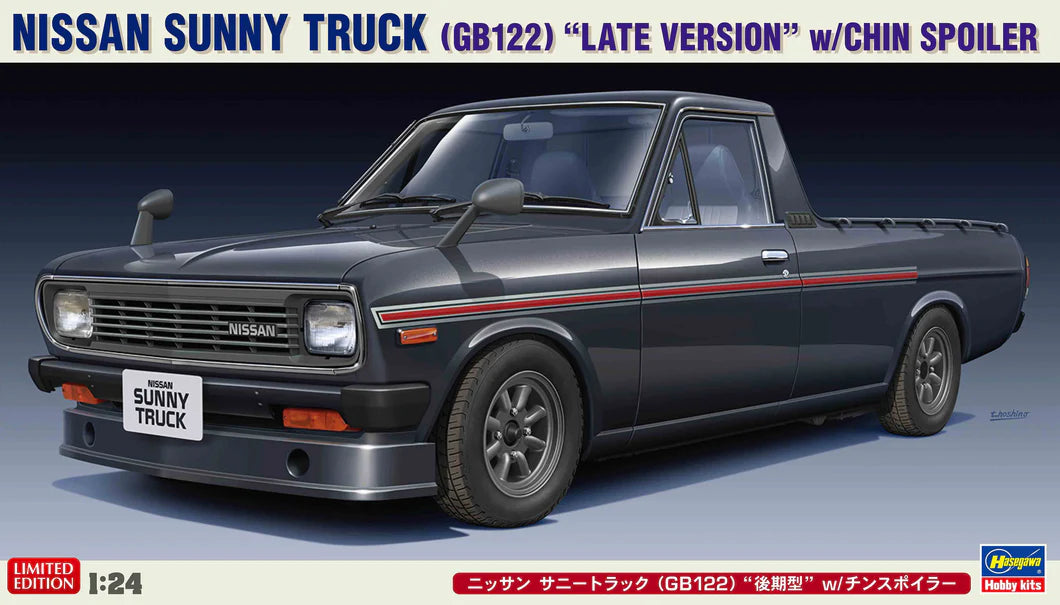 Nissan Sunny Truck (GB122) “Late Version” w/Chin Spoiler 1:24