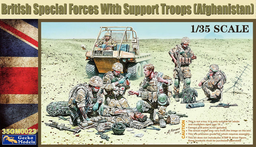 British Special Forces with Support Troops (Afghanistan) 1:35
