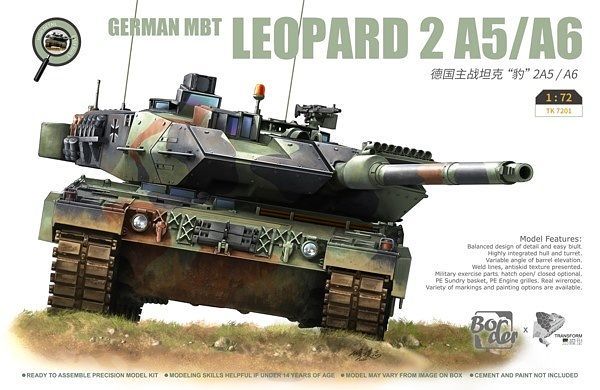 German MBT Leopard 2 A5/A6 1:72