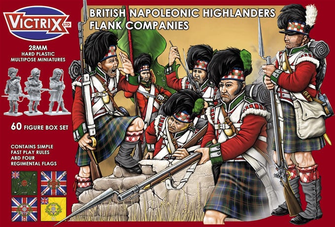 British Napoleonic Highlanders Flank Companies 28mm