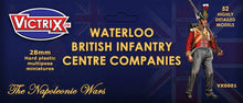 Load image into Gallery viewer, Waterloo British Infantry Centre Companies 28mm
