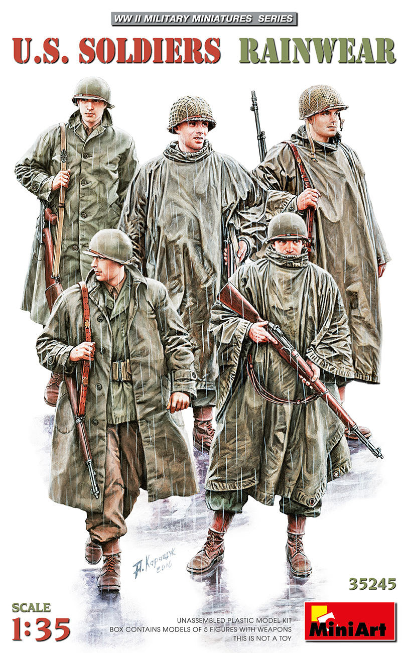 US Soldiers in Rainwear 1:35