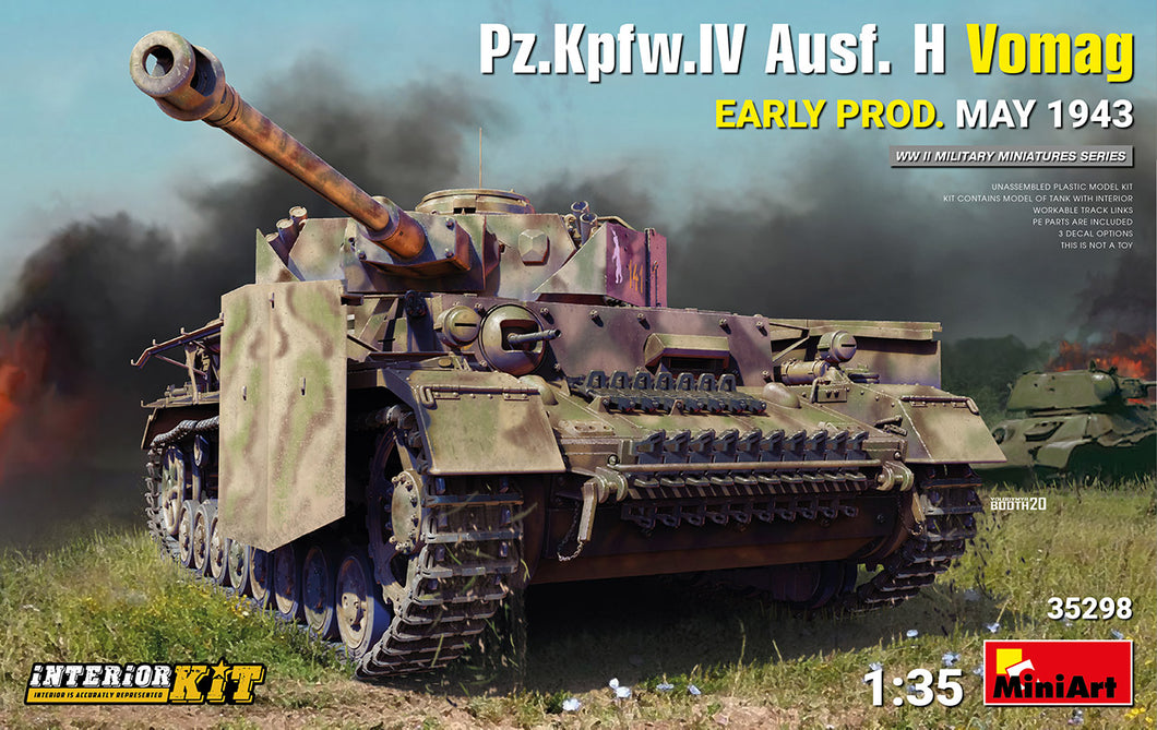 Pz.Kpfw.IV Ausf. H Vomag Early Prod. May 1943 ( interior kit) 1:35