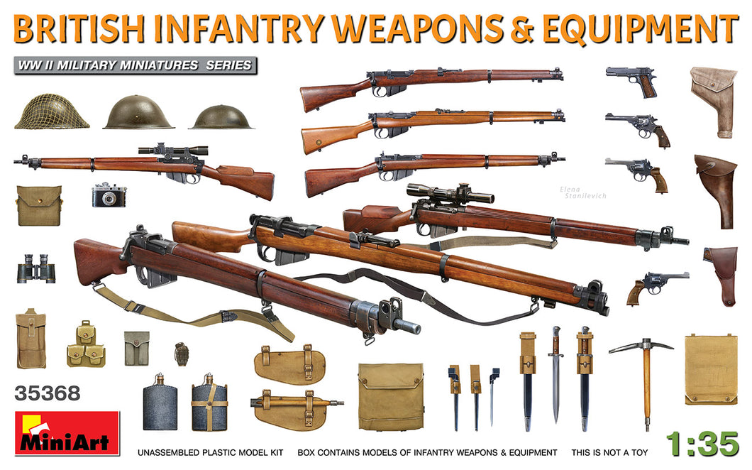 British Infantry Weapons and Equipment 1:35