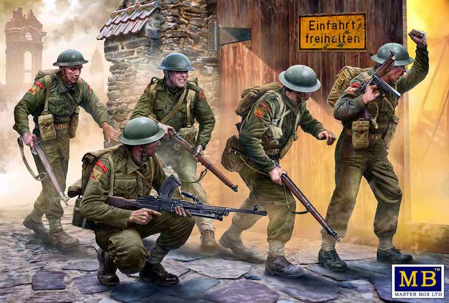 WWII British Infantry, Western Europe 1:35