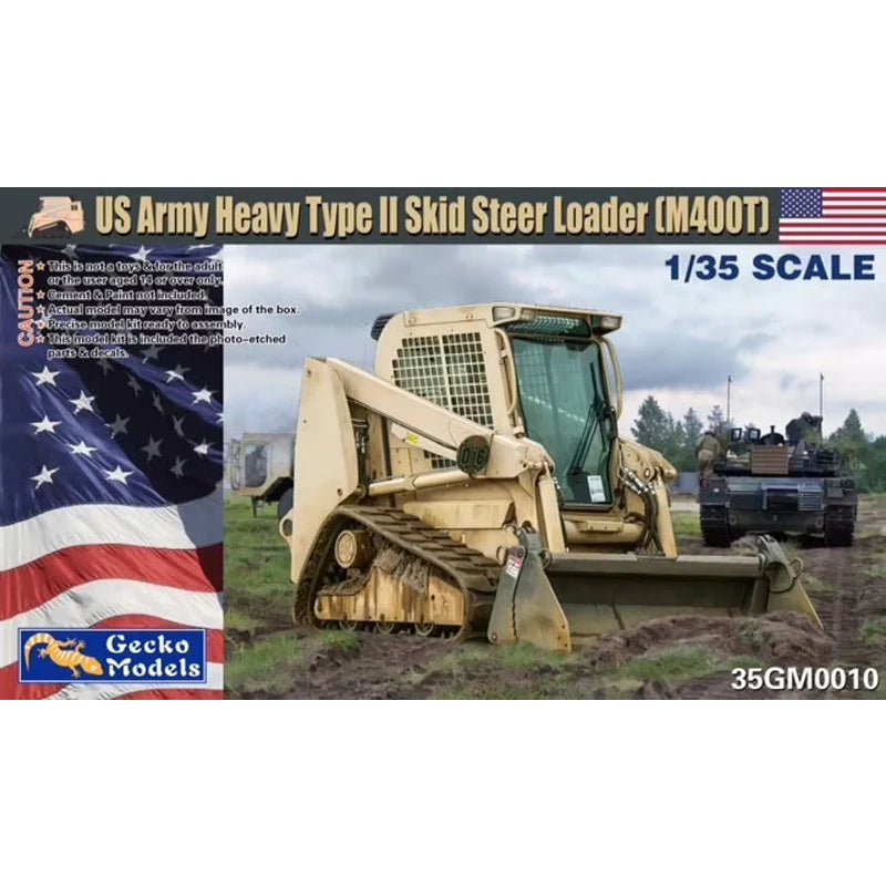 US Army Heavy Type II Skid Steer Loader M400T 1:35